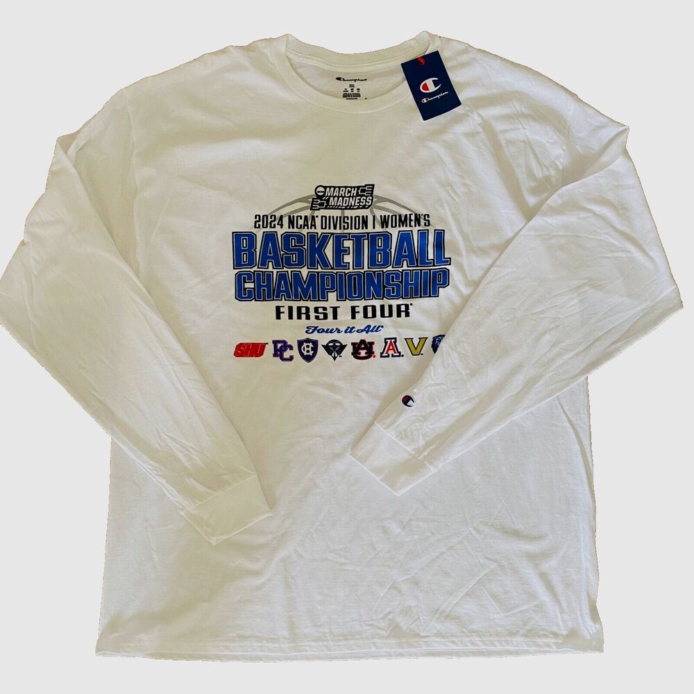 NCAA March Madness T-Shirt Women 2XL Black‎ Excellent 2024 Championship Graphic